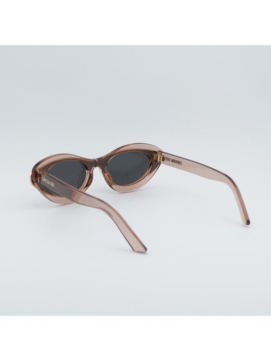 Dior DIORMETEOR B1I 40A0 Sunglasses Matte Pink Cat Eye Frame, Smoke Lenses main image 7